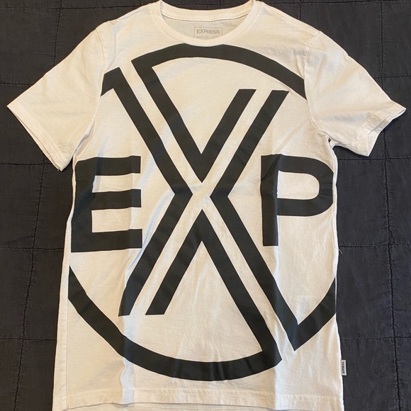 Express Other - Express Shirt SMALL White Mens Clothing Quality + Fit Short Sleeve Tee Used
